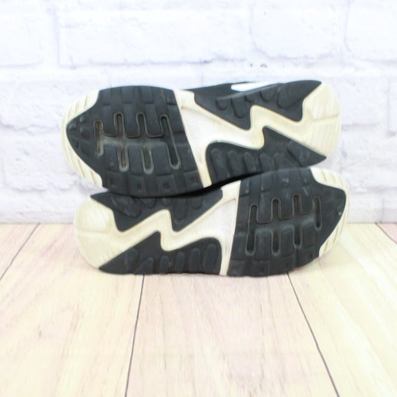 *Nike Air Max Black Flyknit Lace-up Low Top Athletic Sneakers Shoes Size - Picture 9 of 9